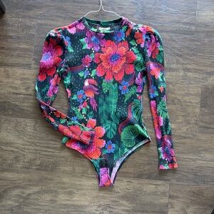 Floral Long Sleeve Bodysuit
